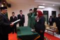 UPACARA PELANTIKAN/ PENGAMBILAN SUMPAH JABATAN  KASUBAG TI DAN PELAPORAN PENGADILAN AGAMA BREBES (DEWI RETNONINGSIH, S.H.)